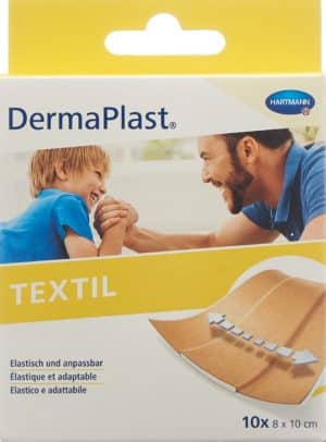 DERMAPLAST Textil Schnellverband 8x10cm 10 Stk