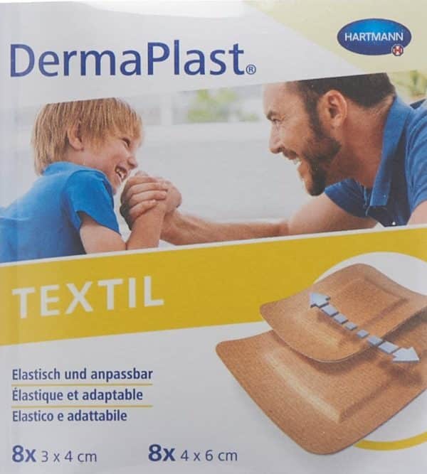 DERMAPLAST Textil Centro Strip ass hautf 16 Stk