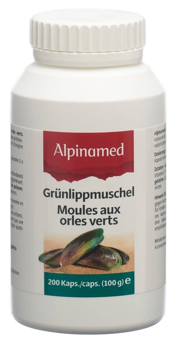 ALPINAMED Grünlippmuschel Kaps 400 mg 200 Stk