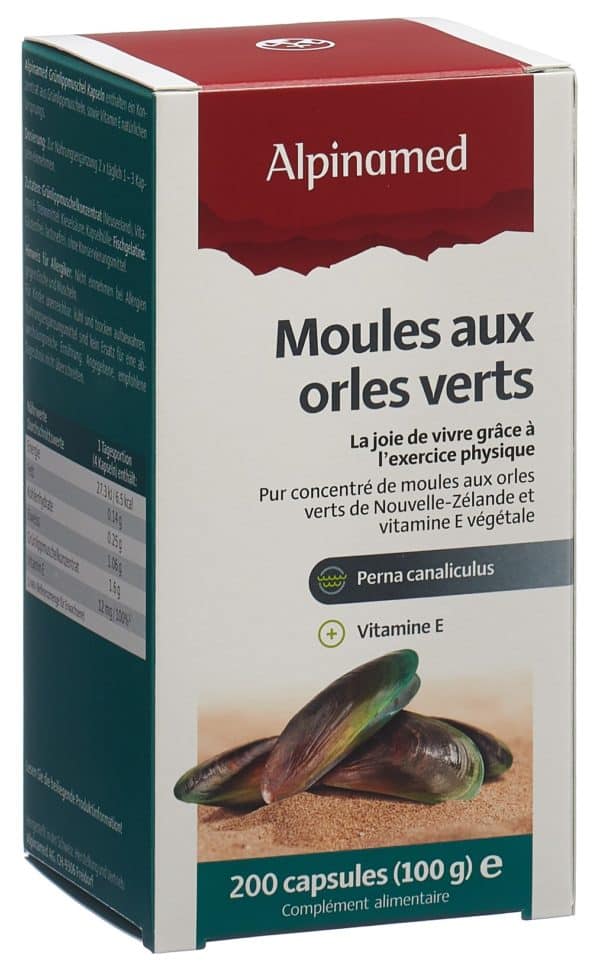 ALPINAMED Grünlippmuschel Kaps 400 mg 200 Stk