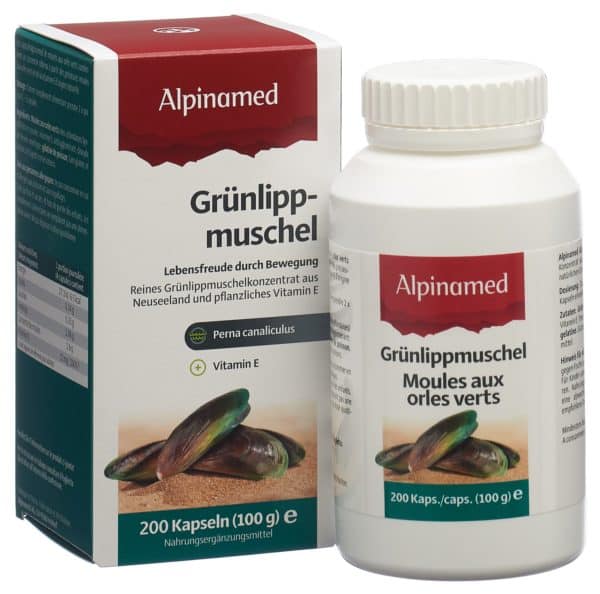ALPINAMED Grünlippmuschel Kaps 400 mg 200 Stk
