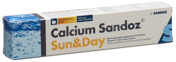 PICFRONT3D CALCIUM Sandoz Sun & Day Brausetabl Ds 20 Stk