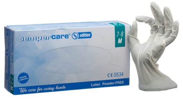 PICFRONT3DPLUS SEMPERCARE Edition Handschuhe Latex M ung 100 Stk