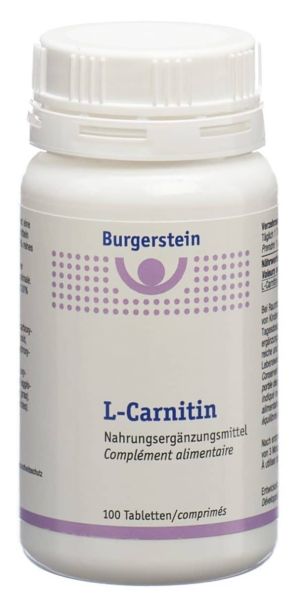PICFRONT3D BURGERSTEIN L-Carnitin Tabl Ds 100 Stk