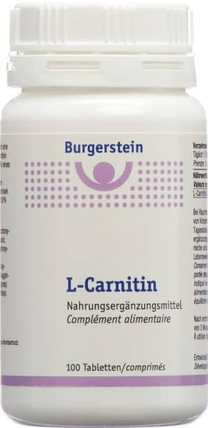 PICFRONT BURGERSTEIN L-Carnitin Tabl Ds 100 Stk