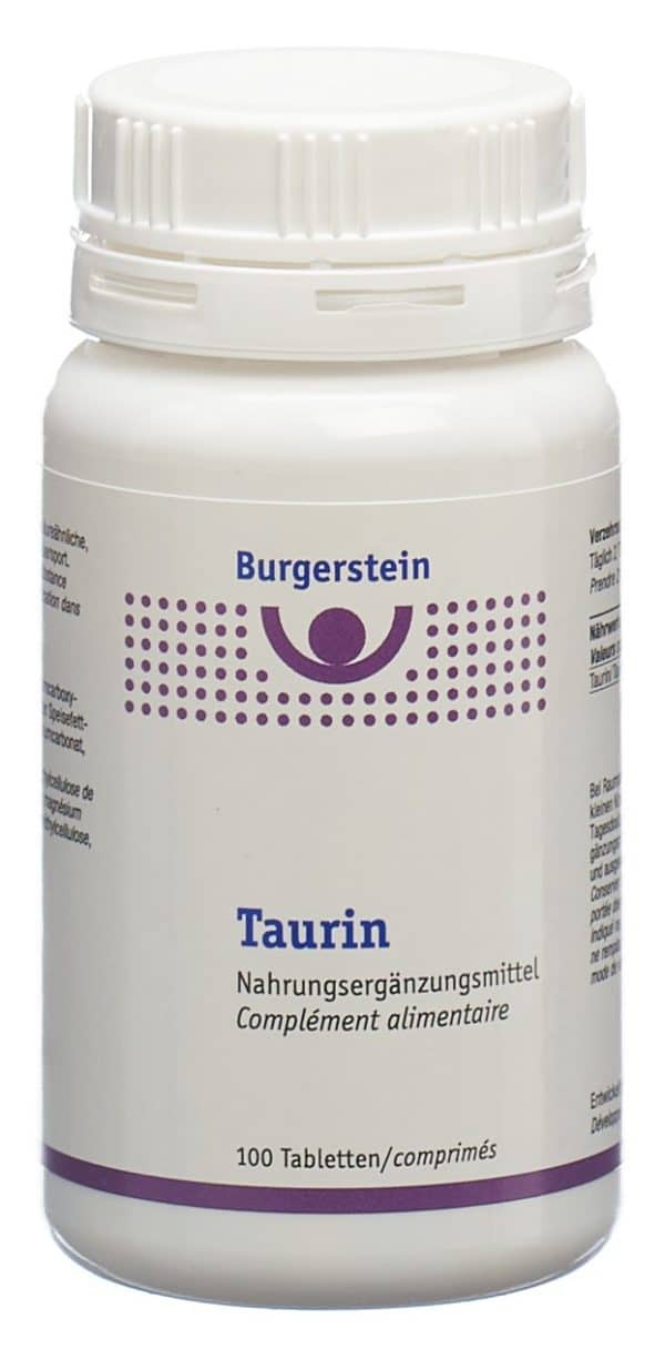 PICFRONT3D BURGERSTEIN Taurin Tabl 100 Stk