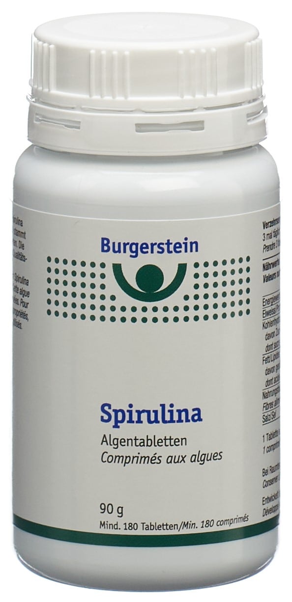 BURGERSTEIN Spirulina Tabl Ds 180 Stk