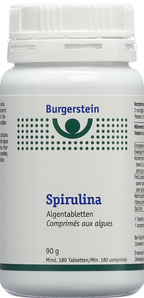 BURGERSTEIN Spirulina Tabl Ds 180 Stk