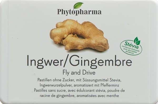 PHYTOPHARMA Ingwer Fly & Drive Pastillen 40 Stk