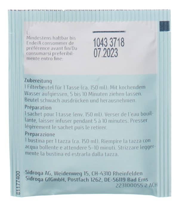 SIDROGA Fenchel Anis Kümmel 20 Btl 2 g