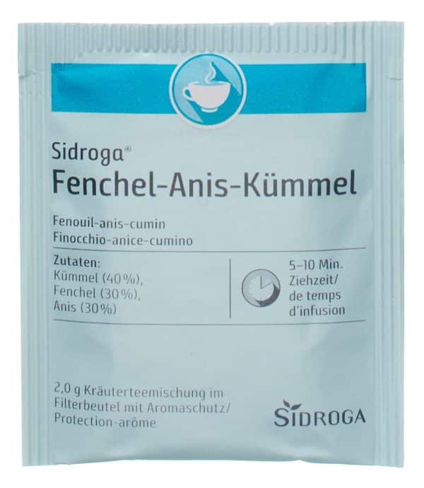 SIDROGA Fenchel Anis Kümmel 20 Btl 2 g