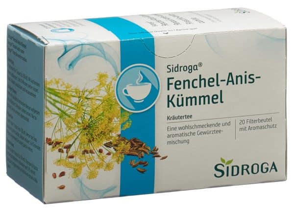SIDROGA Fenchel Anis Kümmel 20 Btl 2 g