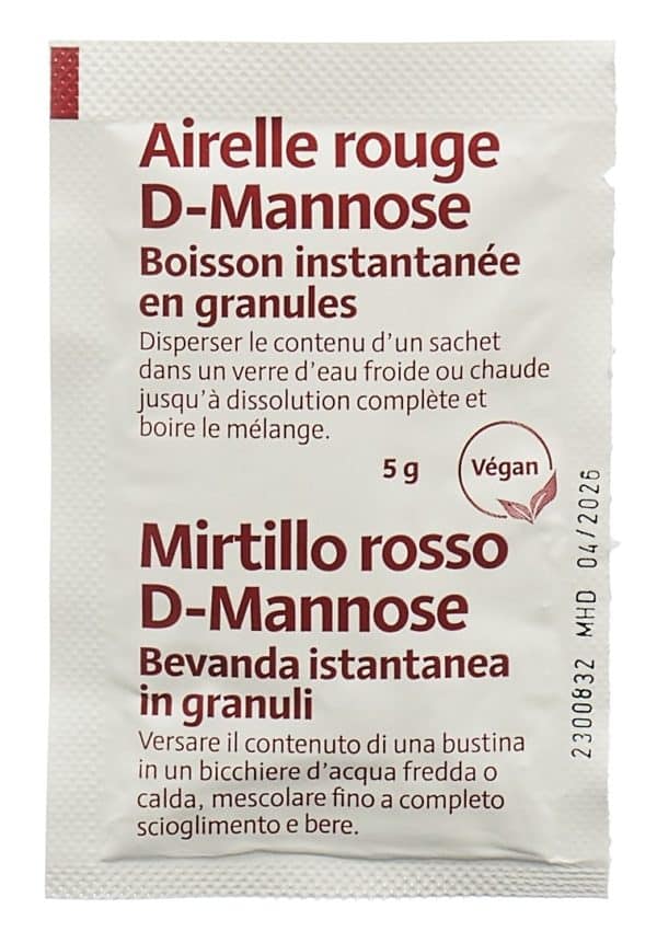 CONTENTBACK ALPINAMED Preiselbeer D-Mannose Gran 20 Btl 5 g