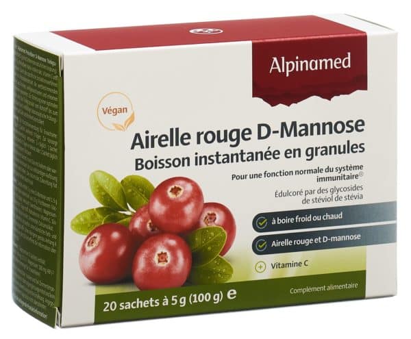 PICBACK3D ALPINAMED Preiselbeer D-Mannose Gran 20 Btl 5 g