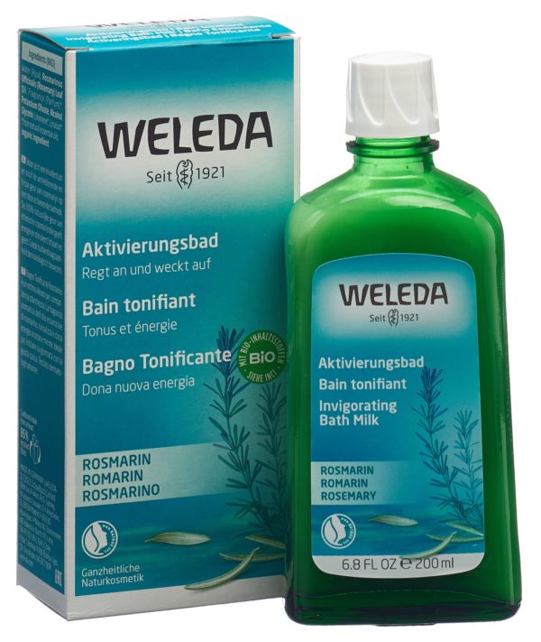 WELEDA Aktivierungsbad Rosmarin Glasfl 200 ml