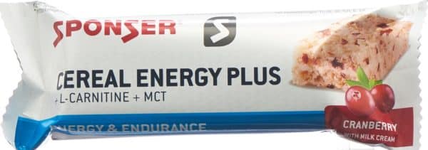 PICFRONT SPONSER Cereal Energy Plus Cranberry 40 g