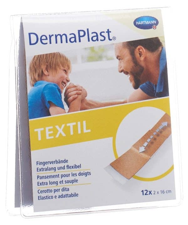 DERMAPLAST Textil Fingerverband 2x16cm hf 12 Stk