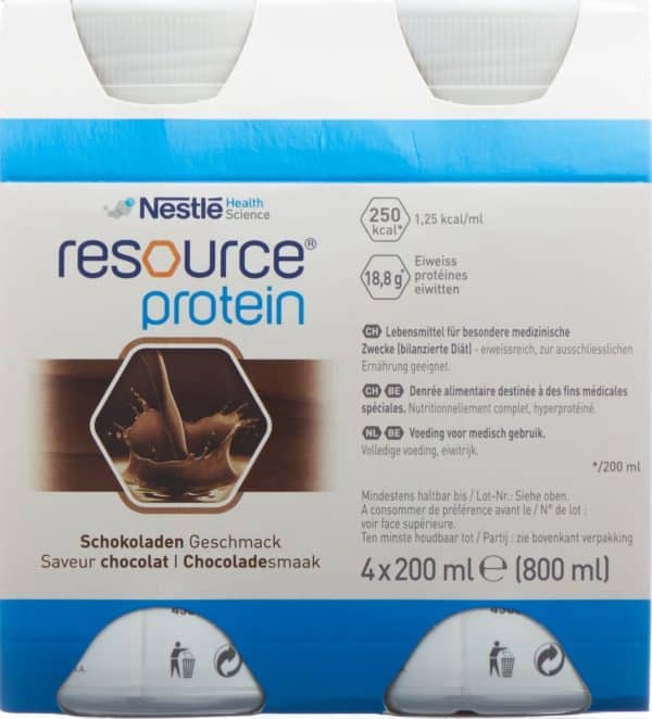 PICFRONT RESOURCE Protein Schokolade 4 x 200 ml