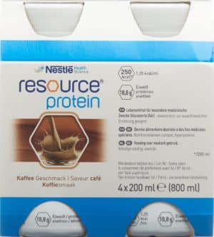 PICFRONT RESOURCE Protein Kaffee 4 x 200 ml