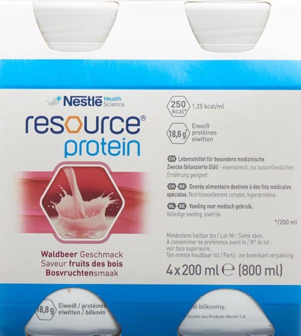 RESOURCE Protein Waldbeeren 4 x 200 ml
