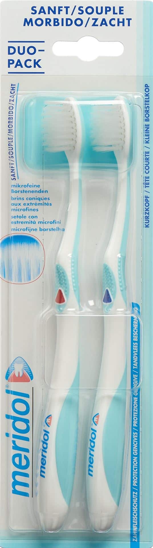 PICFRONT MERIDOL Zahnbürste Sanft Duo