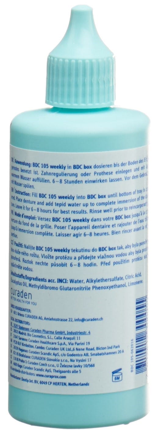 PICBACK3D CURAPROX BDC 105 Weekly Konzentrat 100 ml