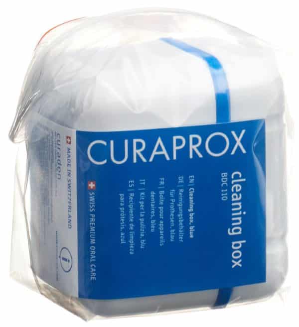 PICFRONT3D CURAPROX BDC 110 Prothesen Reinigungsbehälter blau
