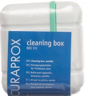 PICFRONT CURAPROX BDC 111 Prothesen Reinigungsbehälter mint