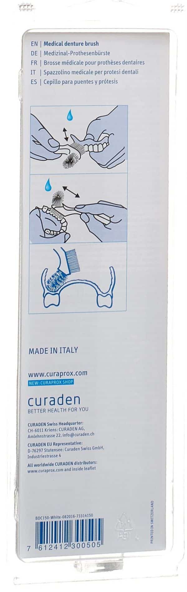 CURAPROX BDC 150 Prothesenbürste weiss