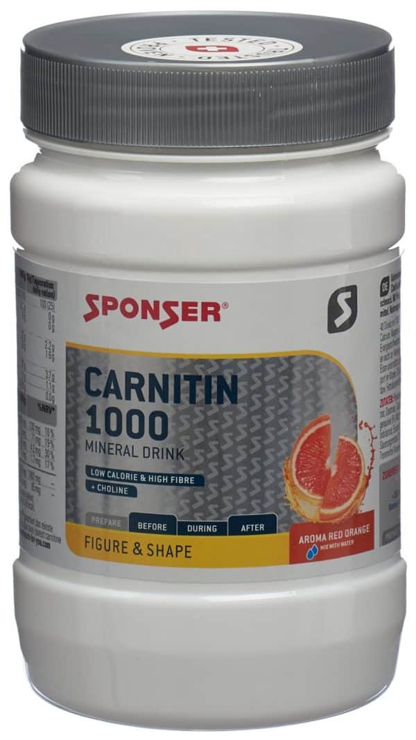 PICFRONT3D SPONSER Carnitin 1000 Plv Red Orange 400 g