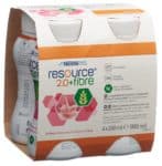 RESOURCE 2.0 Fibre Erdbeer 4 x 200 ml