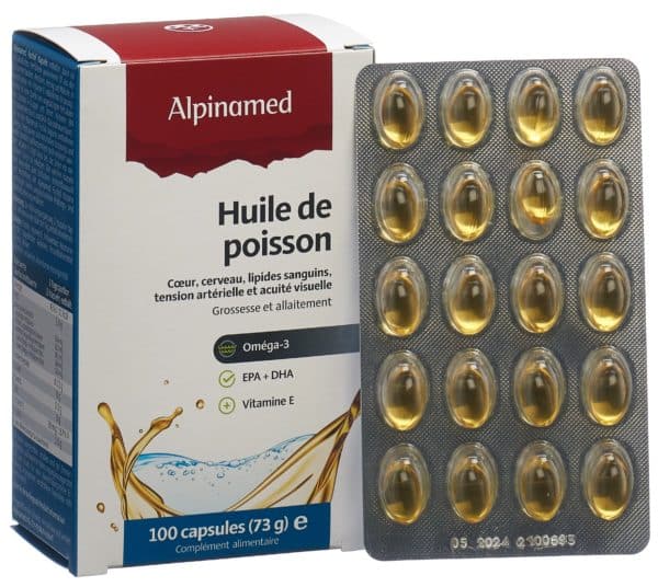 PICBACK3DPLUS ALPINAMED Fischöl Kaps 100 Stk