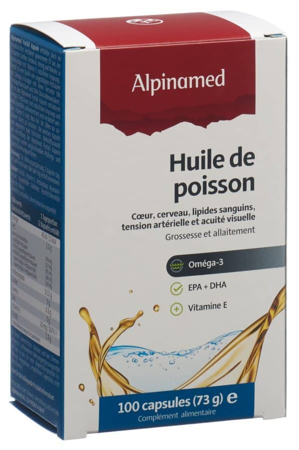 PICBACK3D ALPINAMED Fischöl Kaps 100 Stk