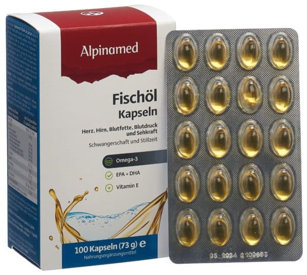 PICFRONT3DPLUS ALPINAMED Fischöl Kaps 100 Stk