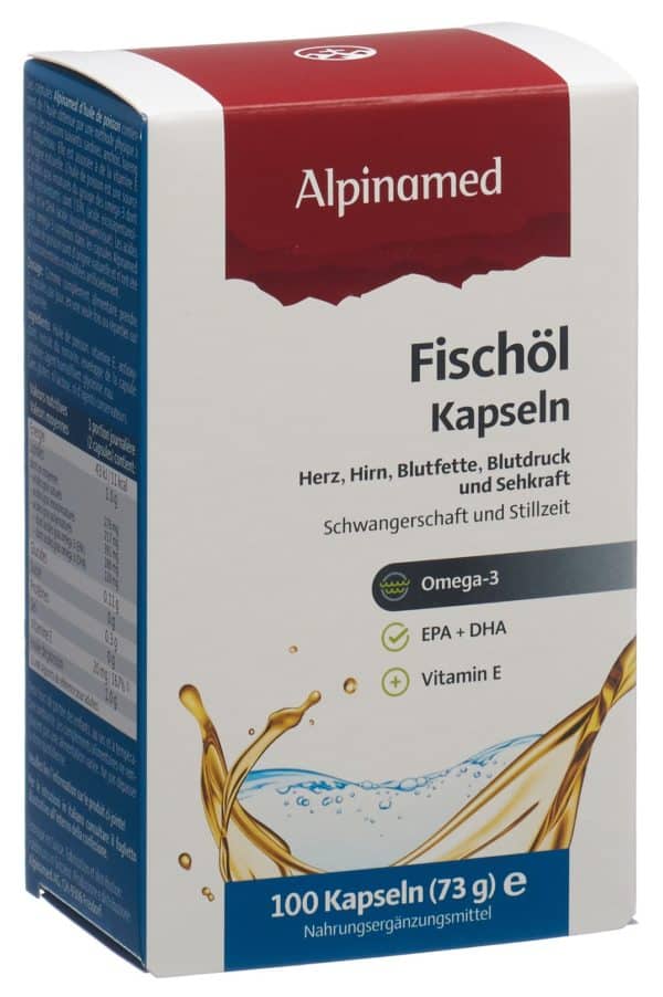 PICFRONT3D ALPINAMED Fischöl Kaps 100 Stk