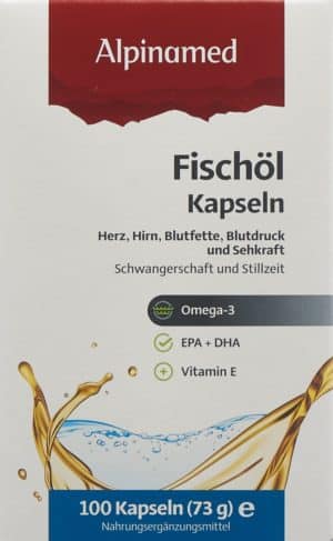 PICFRONT ALPINAMED Fischöl Kaps 100 Stk