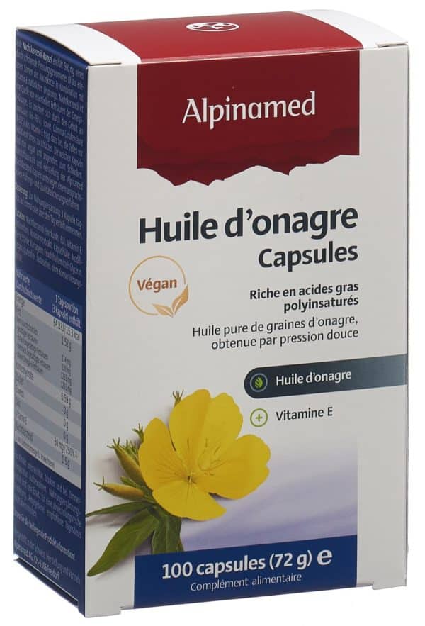 PICBACK3D ALPINAMED Nachtkerzenöl Kaps 100 Stk