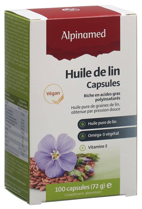 PICBACK3D ALPINAMED Leinöl Weichkaps 100 Stk