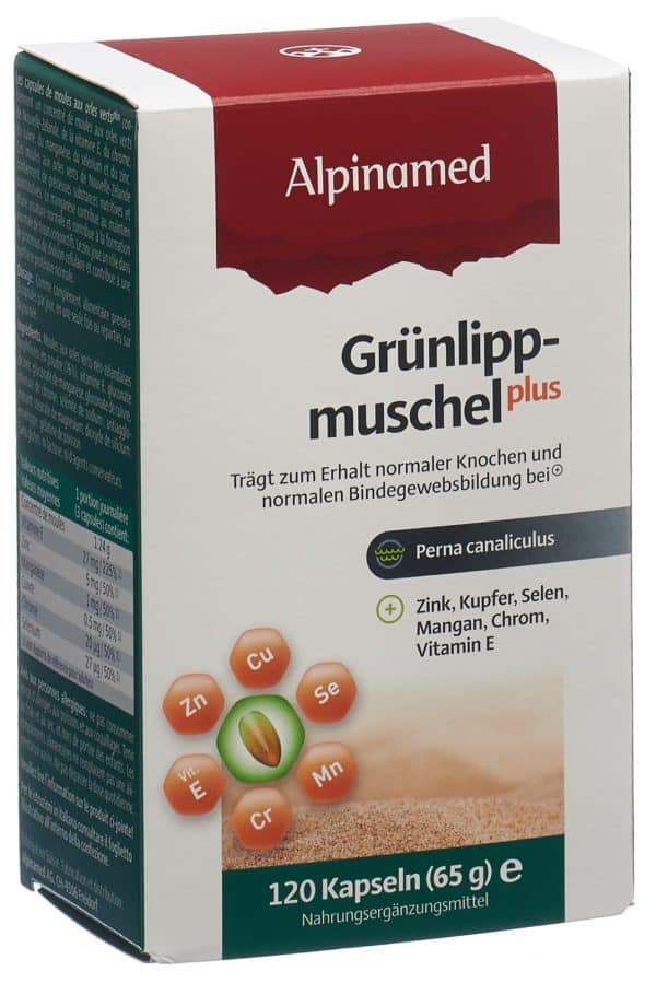 ALPINAMED Grünlippmuschel Plus Kaps 120 Stk