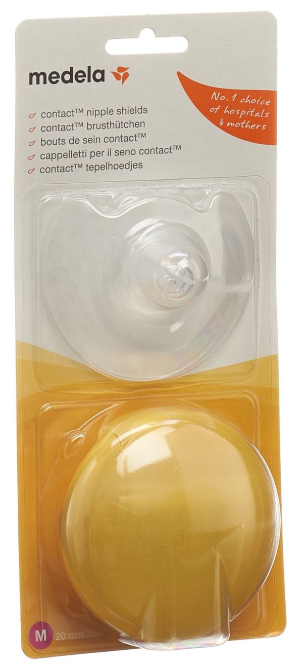 PICFRONT3D MEDELA Contact Brusthütchen M 20mm mit Box 1 Paar