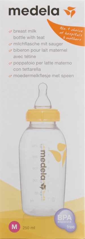 MEDELA Milchflasche 250ml mit Sauger M 4-6 Monate