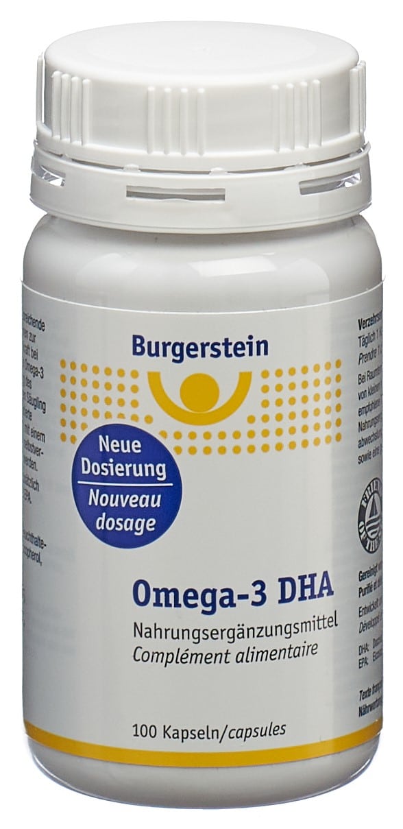 PICFRONT3D BURGERSTEIN Omega-3 DHA Weichkaps Ds 100 Stk