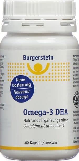 PICFRONT BURGERSTEIN Omega-3 DHA Weichkaps Ds 100 Stk