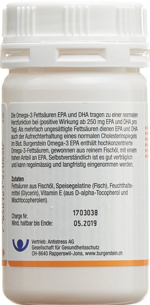 BURGERSTEIN Omega 3-EPA Weichkaps Ds 50 Stk