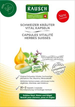 PICFRONT RAUSCH Schweizer Kräuter Vital Kapseln 2 x 30 Stk