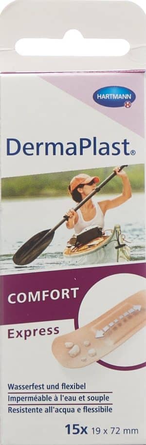 DERMAPLAST Comfort Express Strips 19x72mm 15 Stk