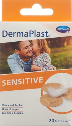 DERMAPLAST Sensitive Spots 22mm 20 Stk
