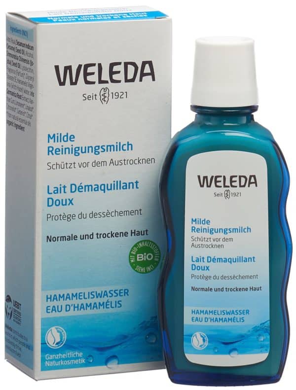 PICFRONT3DPLUS WELEDA Reinigungsmilch mild Glasfl 100 ml