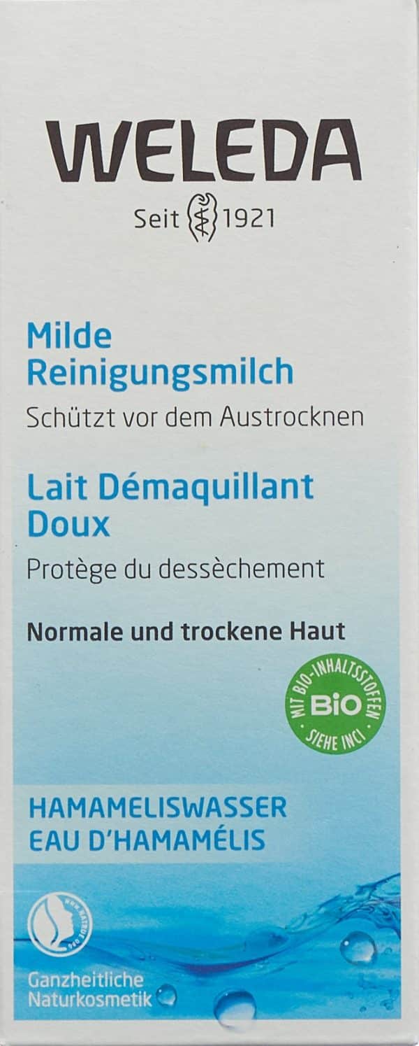PICFRONT WELEDA Reinigungsmilch mild Glasfl 100 ml