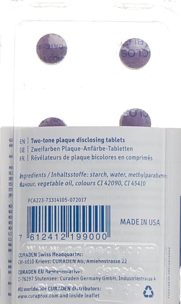 PICBACK CURAPROX PCA 223 Plaquesearch Anfärbetabl 12 Stk